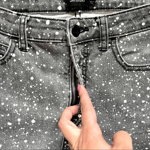 Kate Spade Saturday Night Jeans in Paint Splatter - Picture 5 of 6